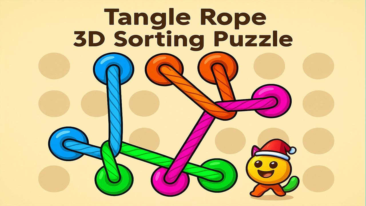 Hazel Tangle Rope 3D: Sorting Puzzle