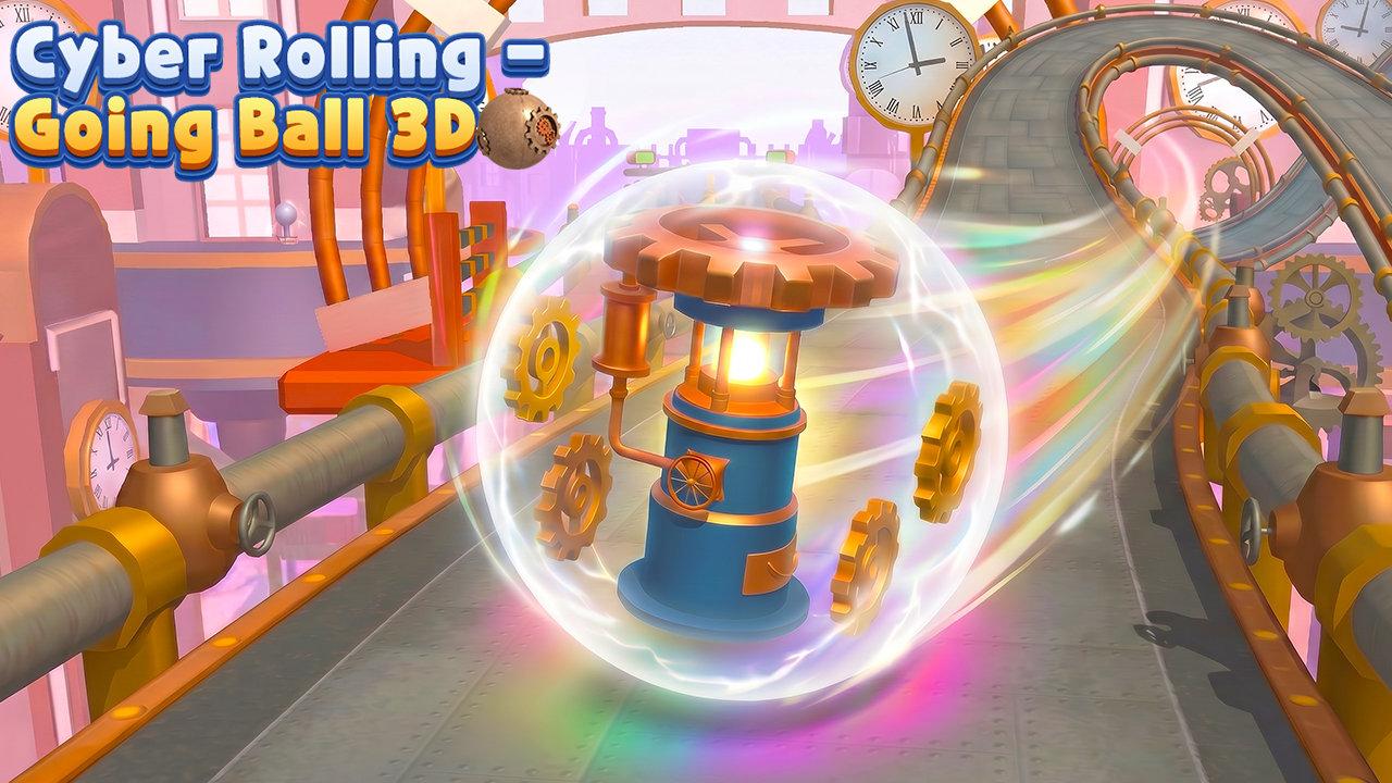 Cyber Rolling Going Ball 3D
