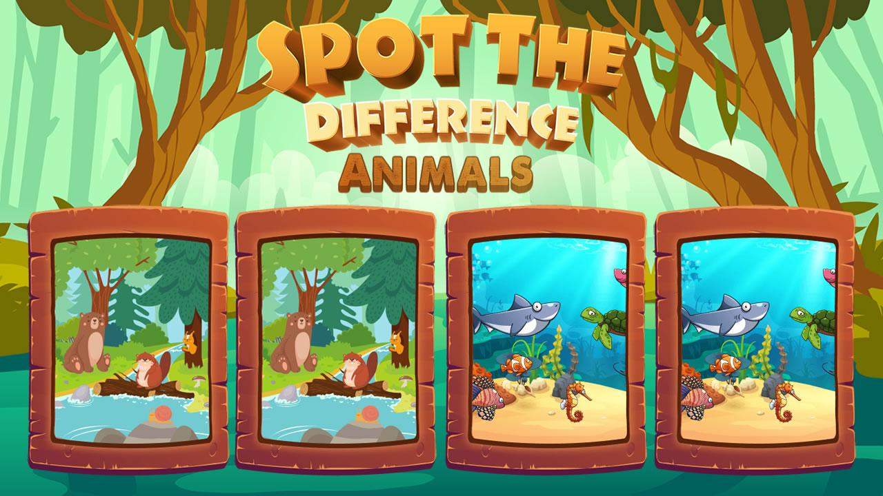 Spot the Difference Animals